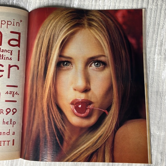JENNIFER ANISTON ROLLING STONES VINTAGE MAGAZINE MAR 1999 ISSUE 807 LIMP BIZKIT - Picture 15 of 16